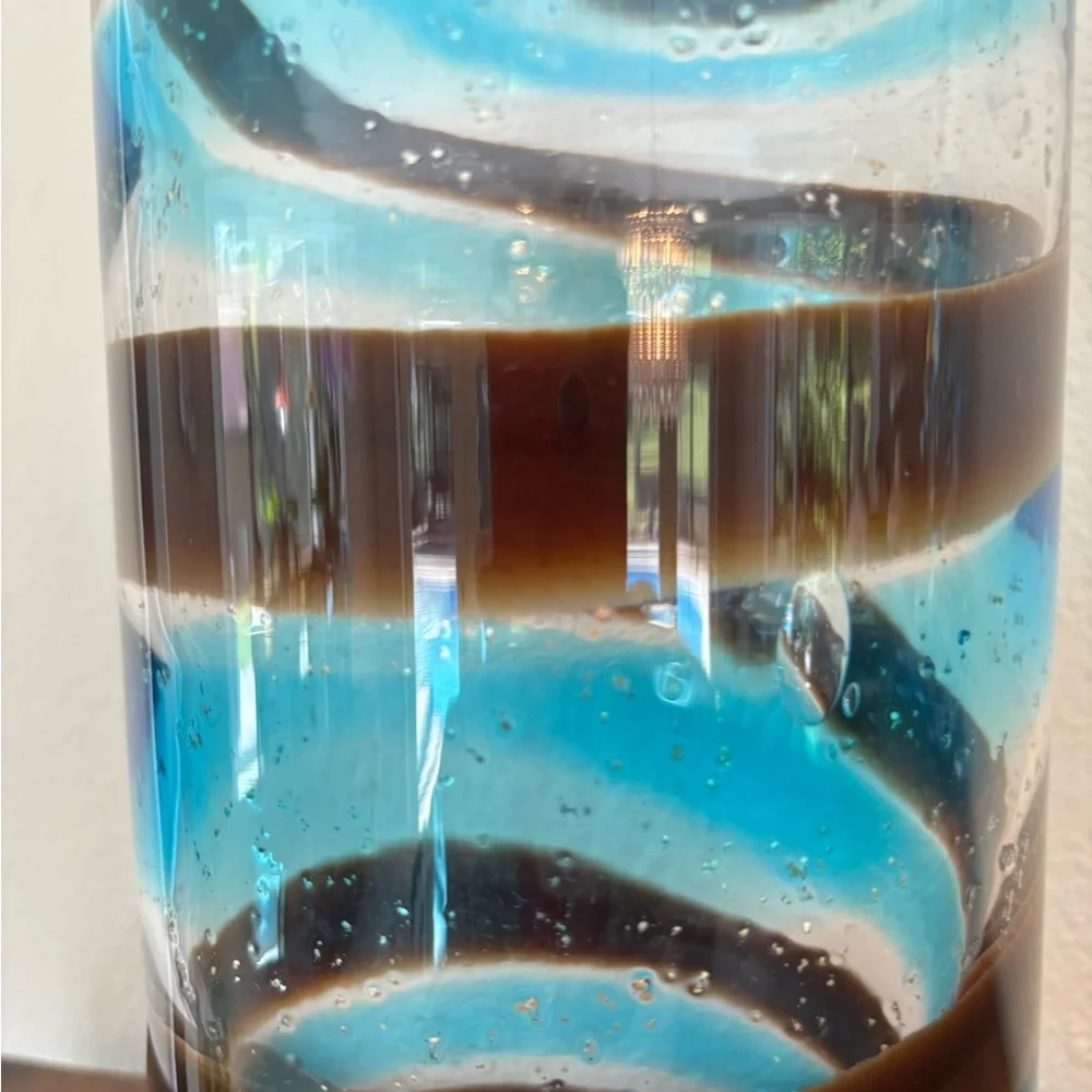 MCM Italian Toso Fratelli Handblown Murano Glass Vase